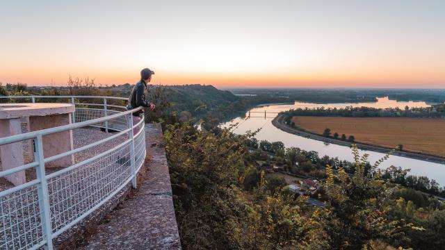 Confluent du Tarn et de la Garonne à Boudou