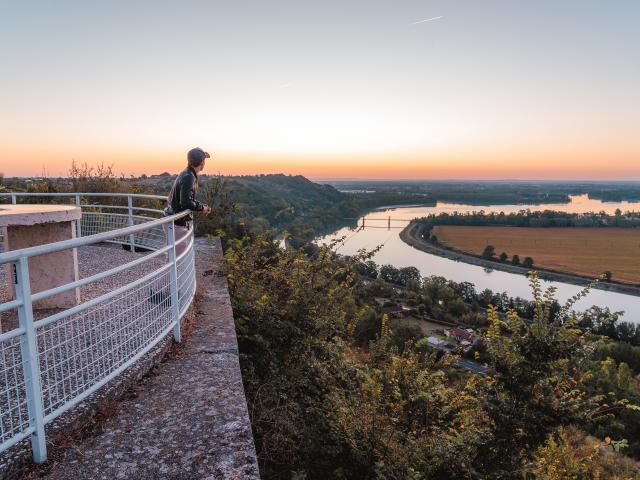 Confluent du Tarn et de la Garonne à Boudou