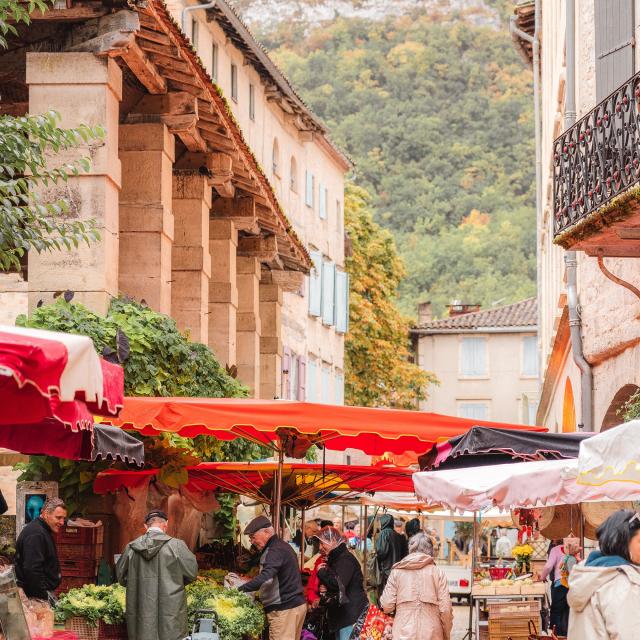 Marché de St-Antonin-Noble-Val