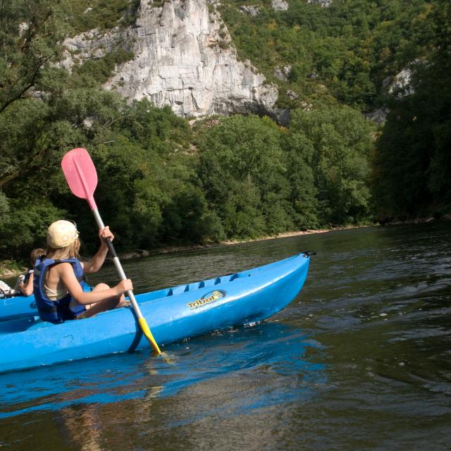 Canoë dans les Gorges de l'Aveyron