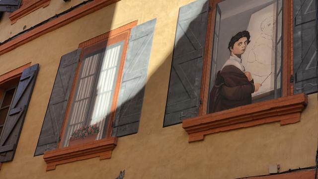 Street Art Montauban-Ingres en trompe l'oeil