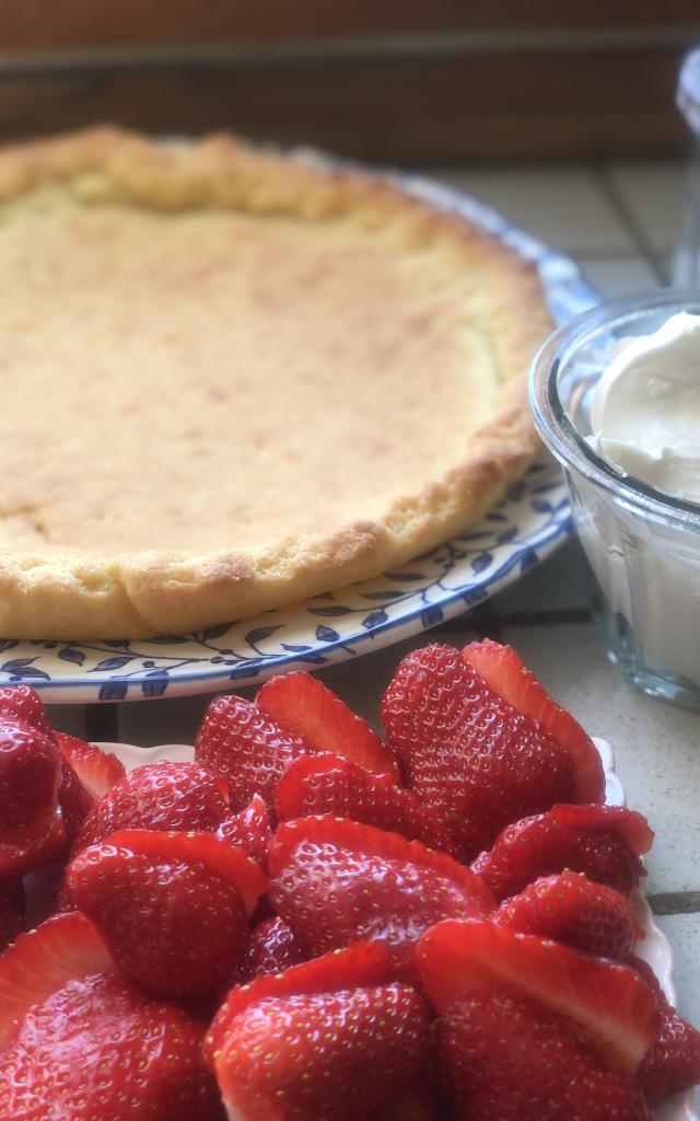 Disposition Tarte Aux Fraises