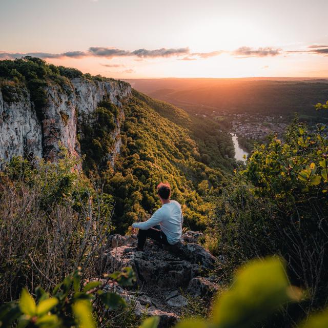 Puesta de Sol en las Gargantas del Aveyron