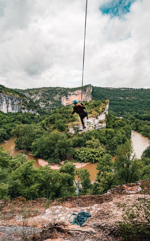 Escalade à Saint-antonin-noble-val