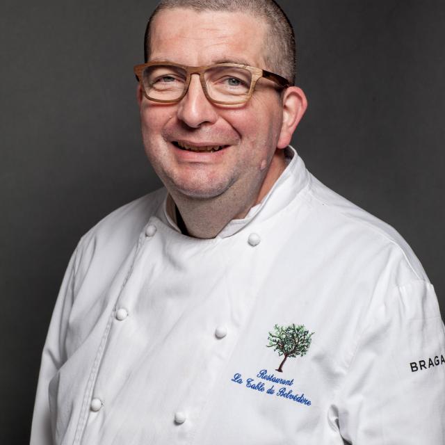 Stéphane Cornu, chef du restaurant de la Table du Belvédère à Lauzerte