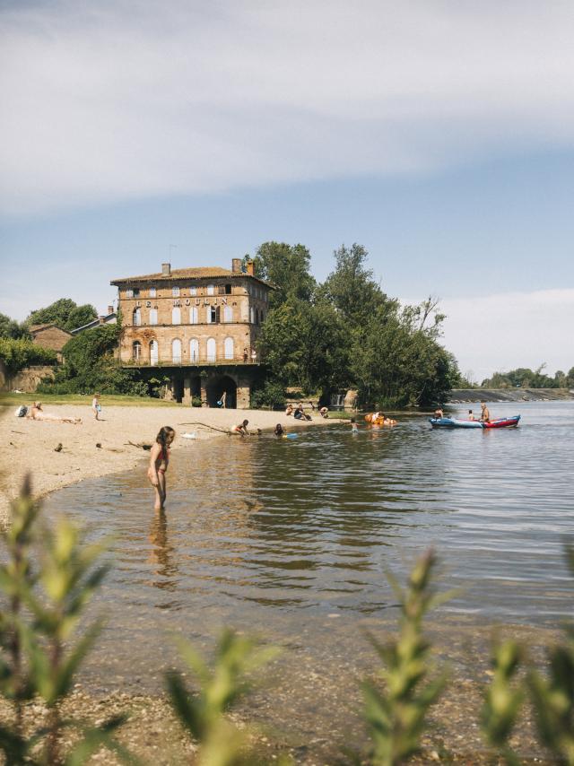 Baignade aménagée à la plage d'Ardus