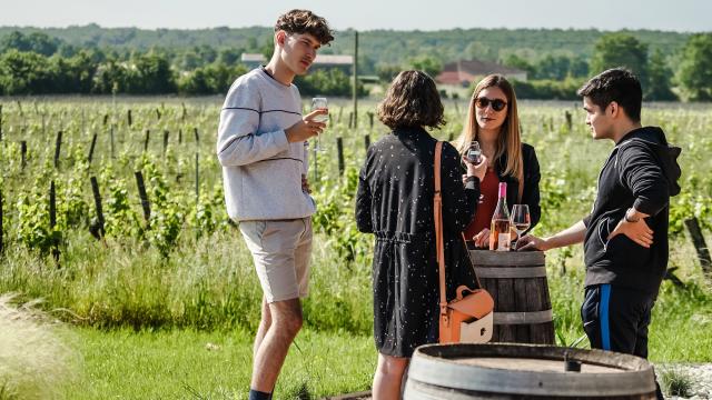 Dégustation de vins au Château Boujac