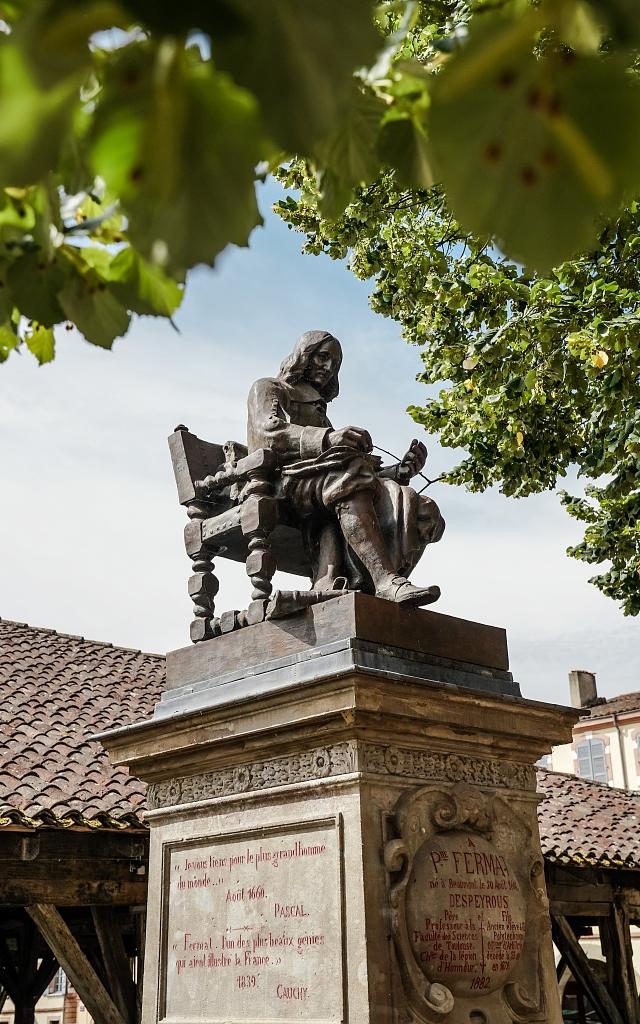 Statue de Pierre de Fermat, Beaumont-de-Lomagne