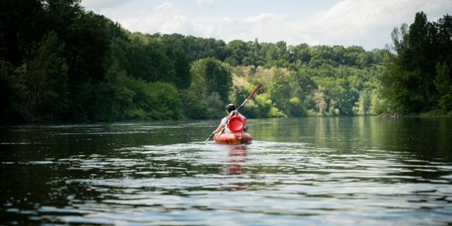 Canoé sur la Garonne