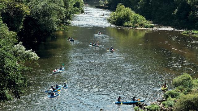 Canoë dans les Gorges de l'Aveyron