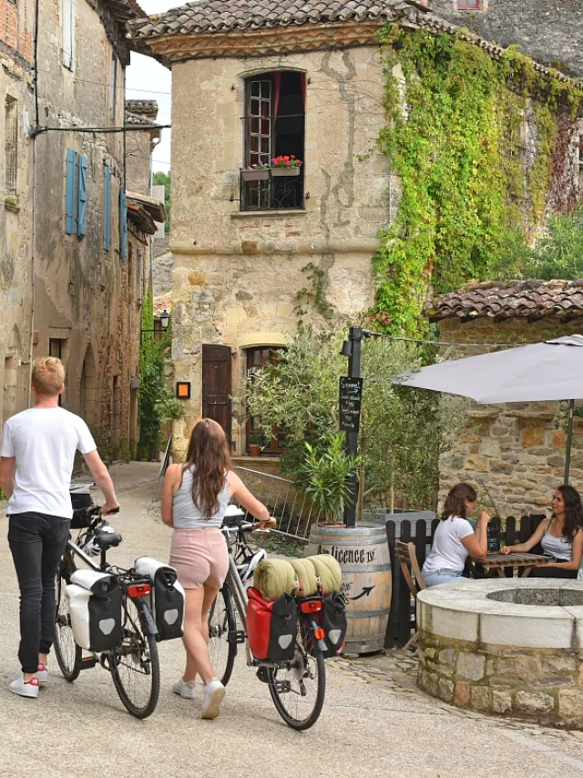 Véloroute Vallée et Gorges de l'Aveyron à Bruniquel