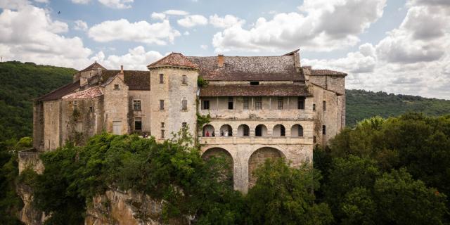 Vue sur les Châteaux de Bruniquel