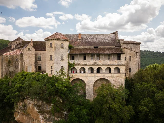 Vue sur les Châteaux de Bruniquel