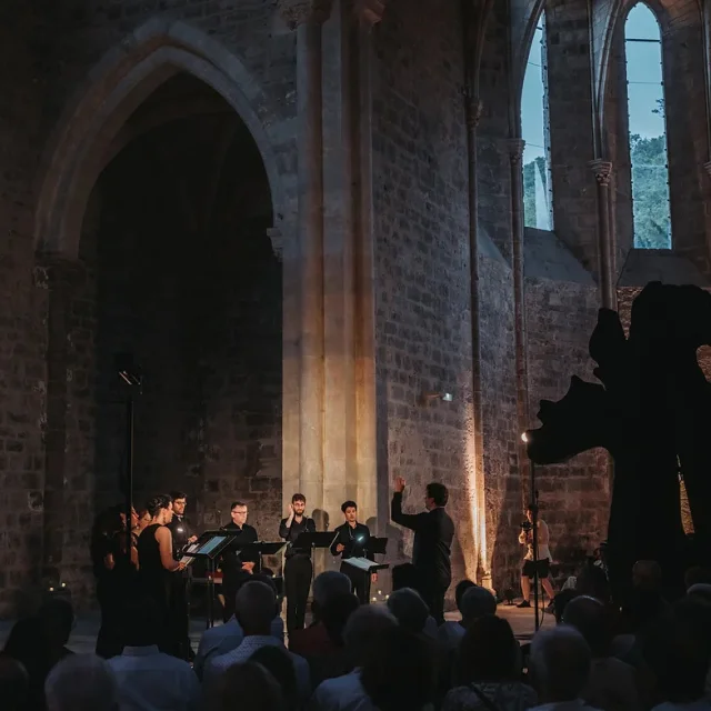 Chœur a cappella dans l'Abbaye de Beaulieu