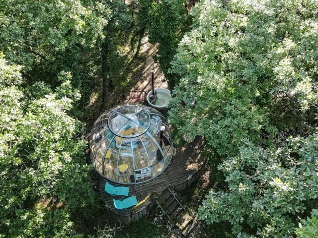 Hébergement insolite : Bulle dans les bois