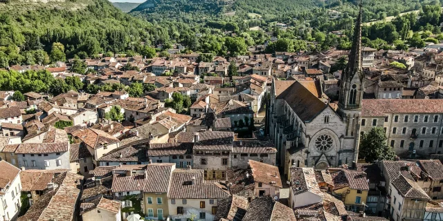 Vue de Saint-Antonin Noble Val